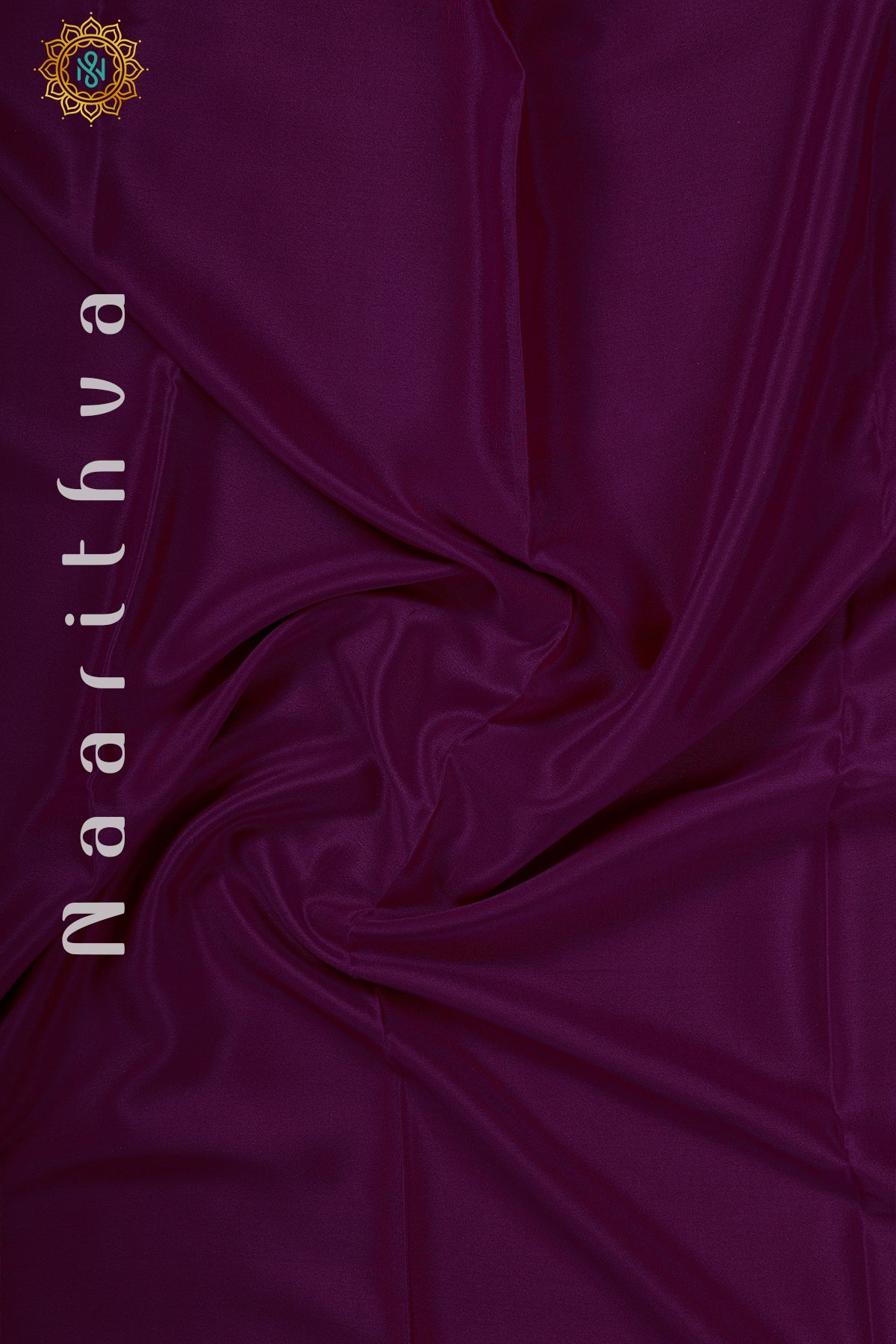 WINE - PURE MYSORE CREPE SILK