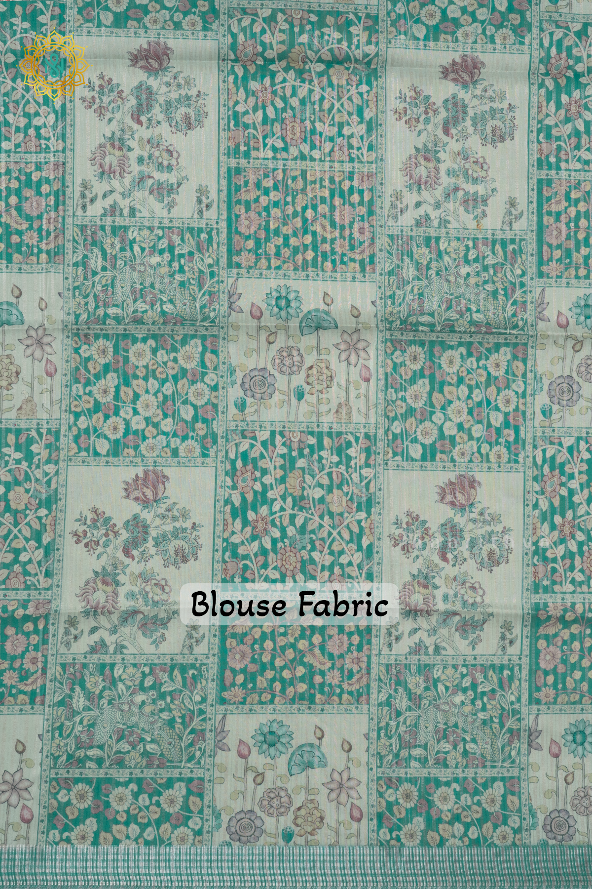 AQUA GREEN - SEMI TUSSAR SILK