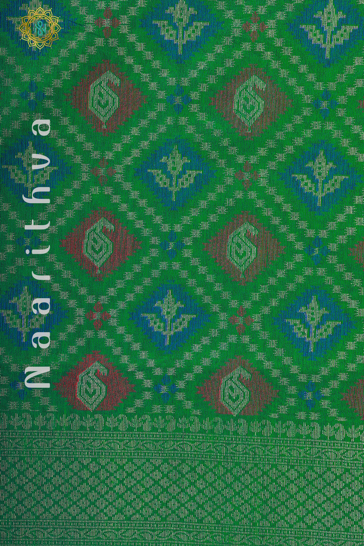 GREEN - SEMI JUTE COTTON