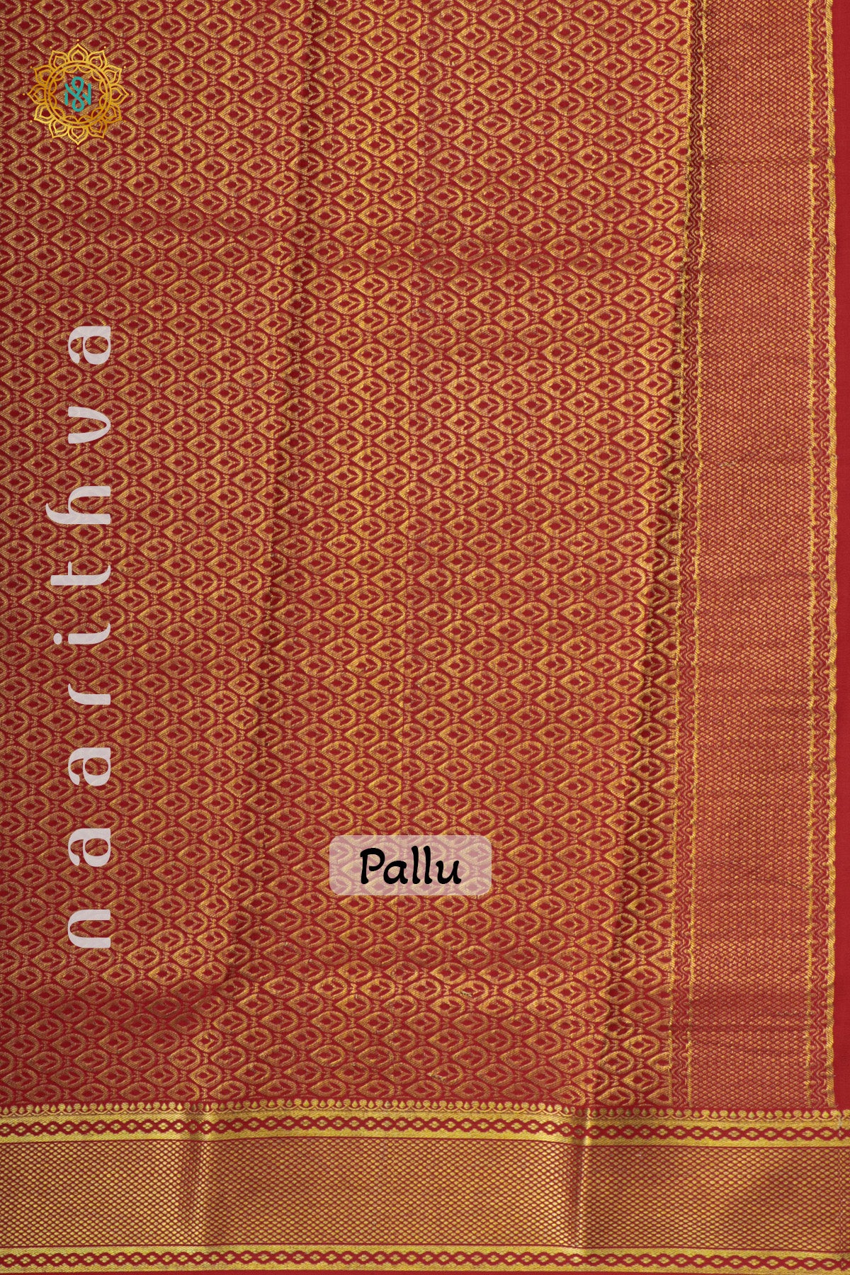 RED - PURE MYSORE CREPE SILK