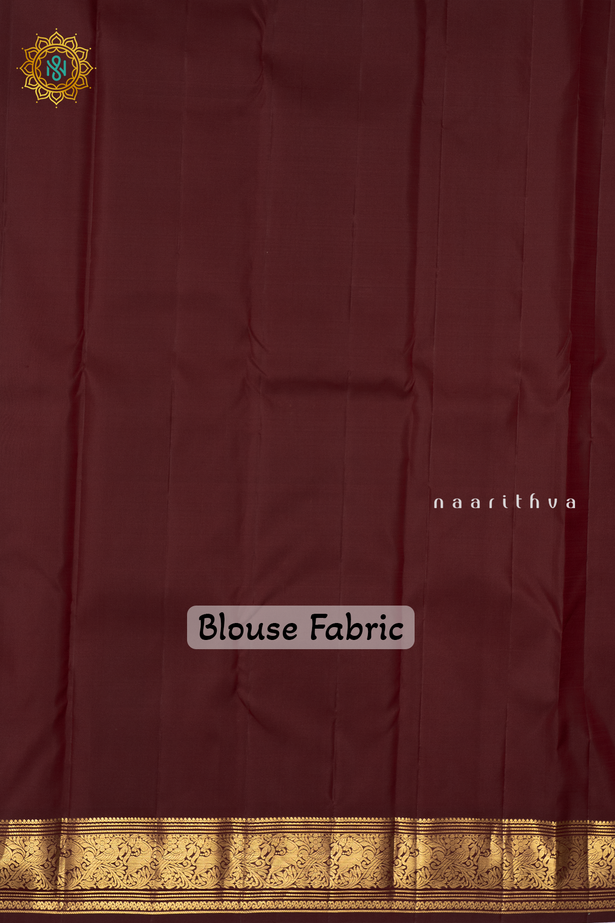RUST ORANGE WITH BROWN - PURE KANJIVARAM SILK