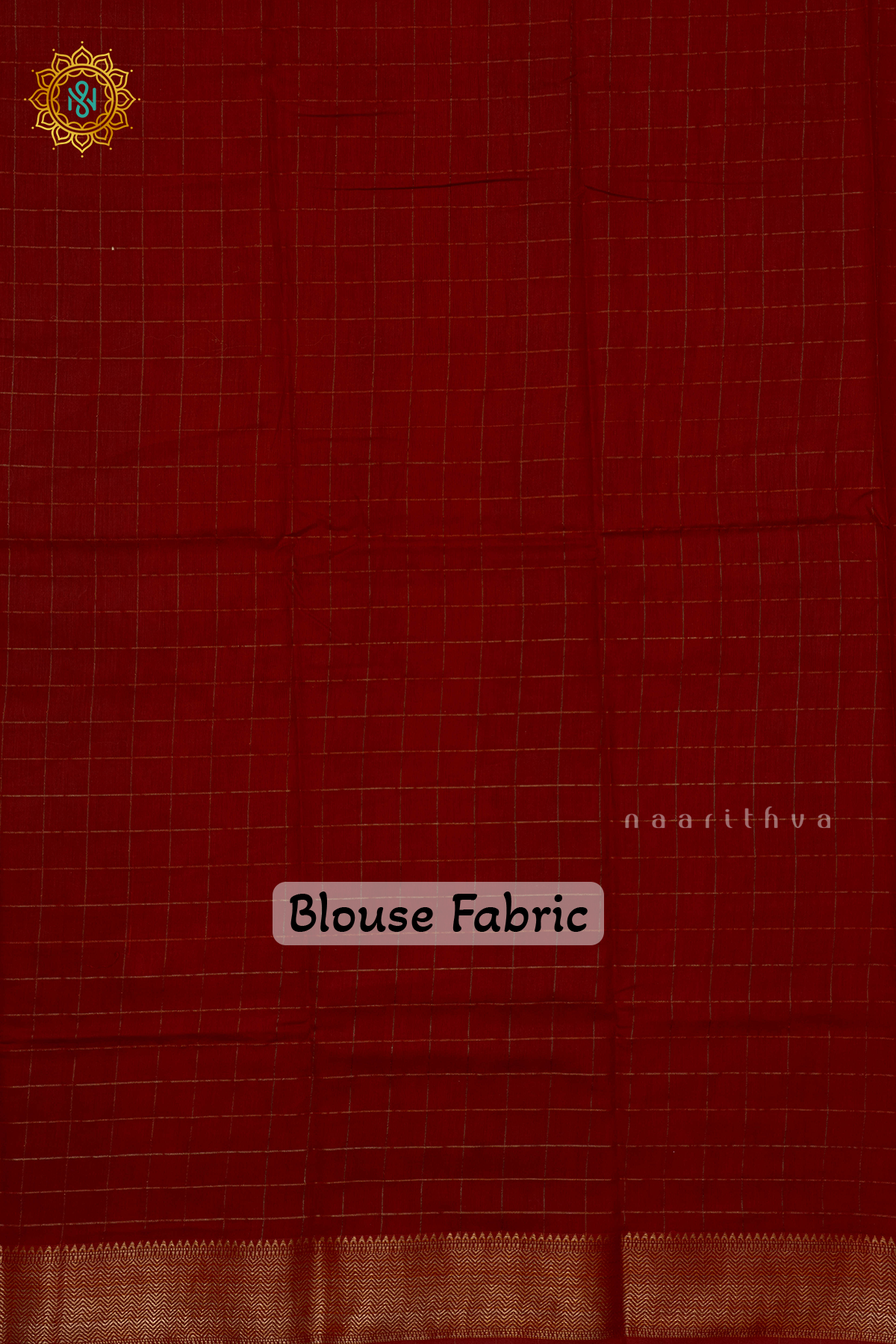 YELLOW WITH MAROON - VISCOSE COTTON