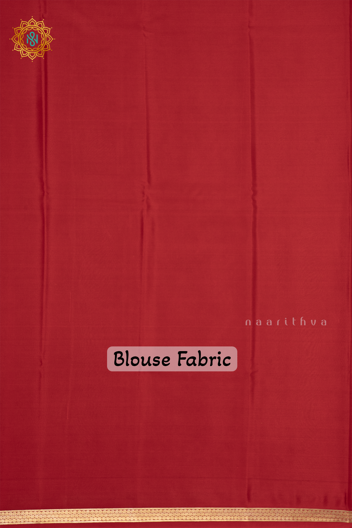 RED - PURE MYSORE CREPE SILK