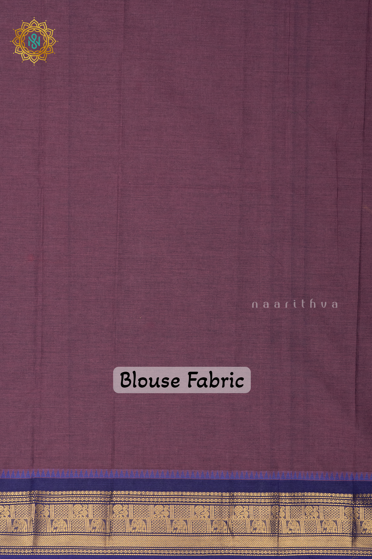 MAGENTA WITH GREEN & BLUE - CHETTINAD COTTON