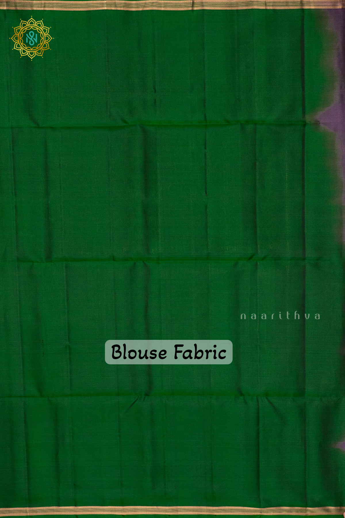 PURPLE WITH BOTTLE GREEN - KANJIVARAM PURE MIX SOFT SILK