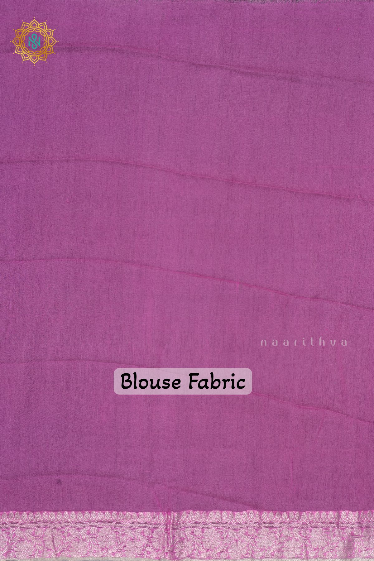 WHITE WITH PINK - PURE BANARASI CHIFFON
