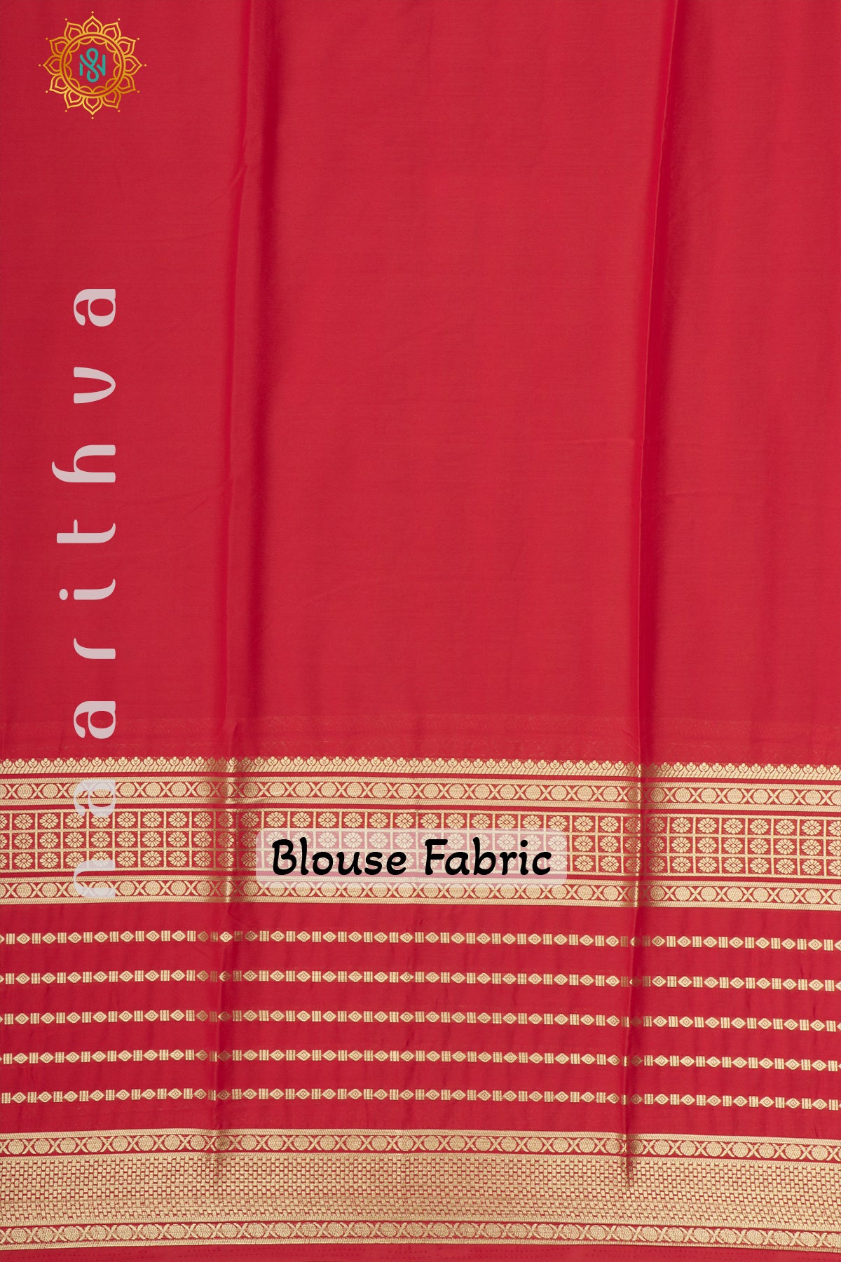 RED - SEMI MYSORE CREPE SILK