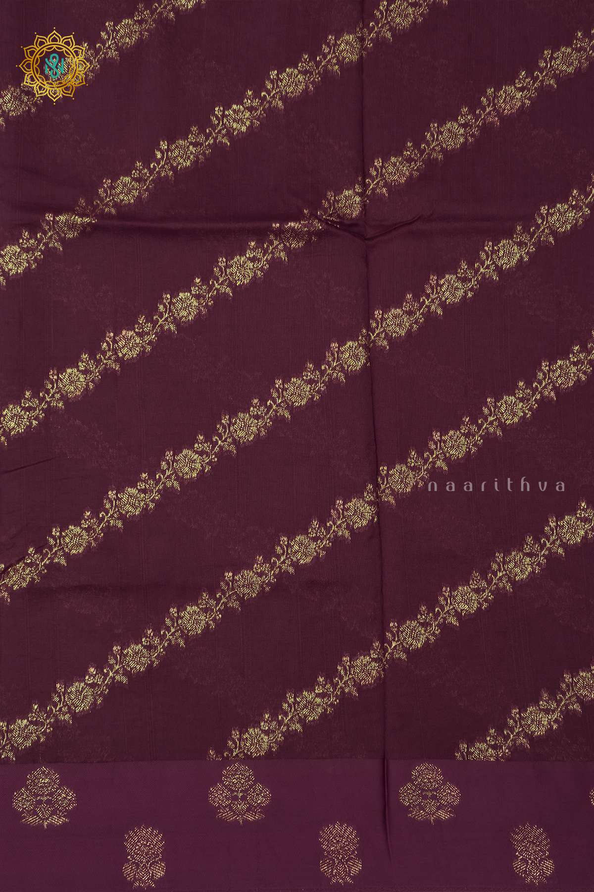 WINE - SEMI TUSSAR SILK