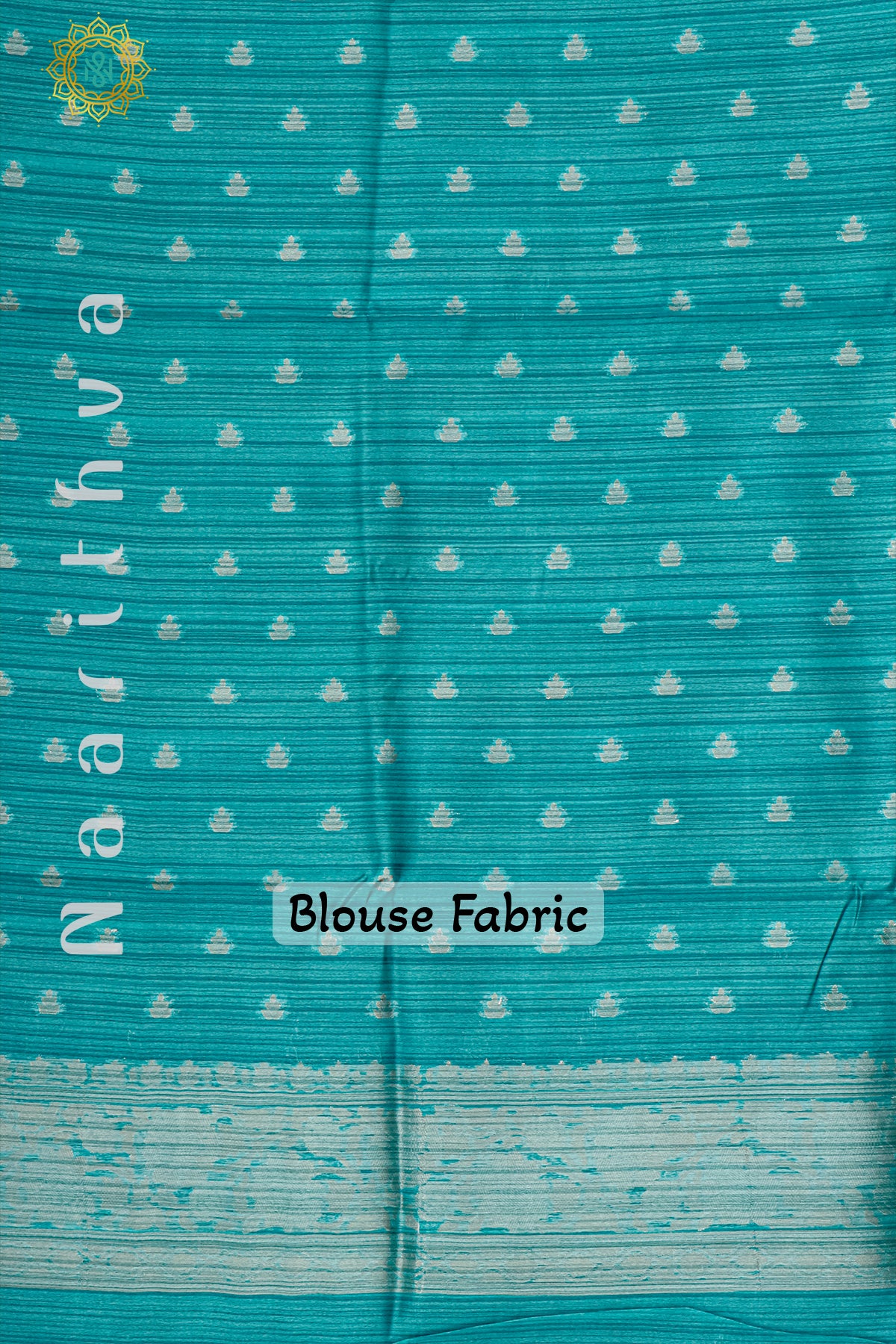 AQUA BLUE - CHANDERI SILK COTTON