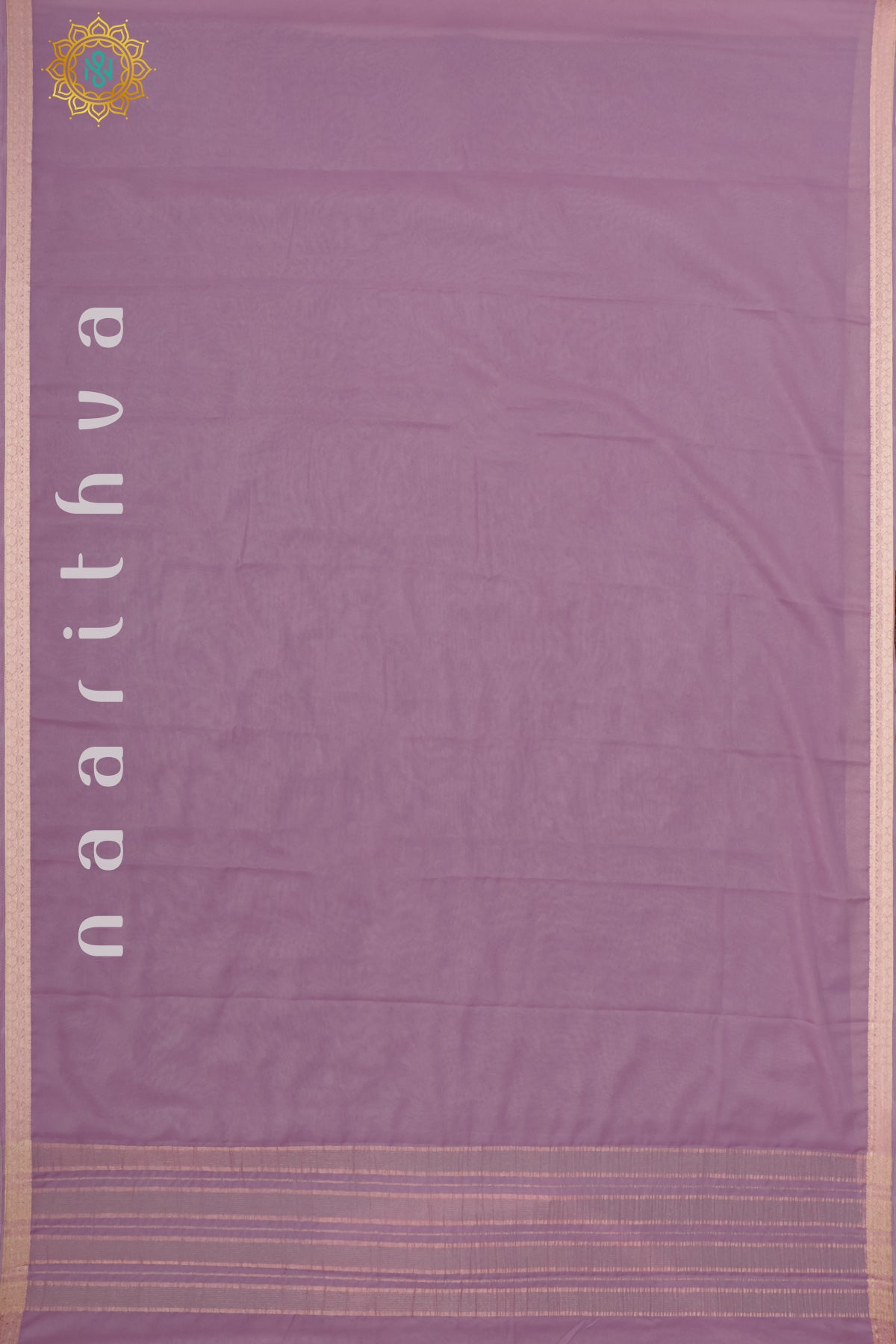 LAVENDER WITH PURPLE - CHIFFON GEORGETTE