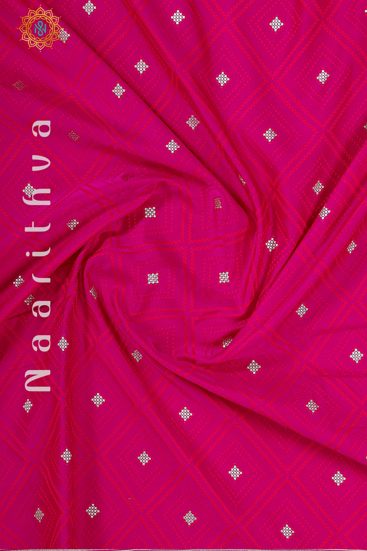 PINK - SATIN SILK WITH TANCHOI WEAVING