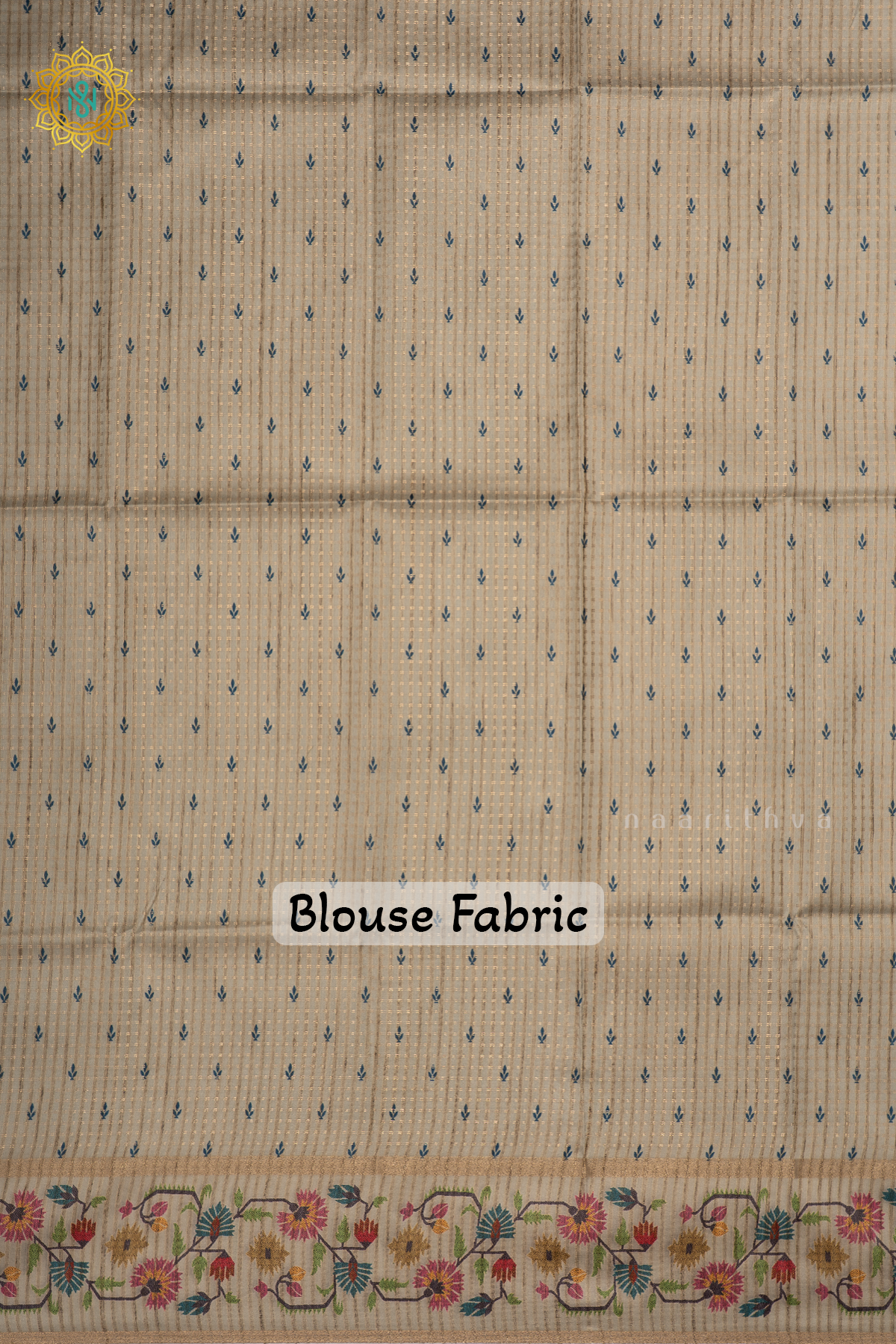 BLUE - SEMI TUSSAR SILK