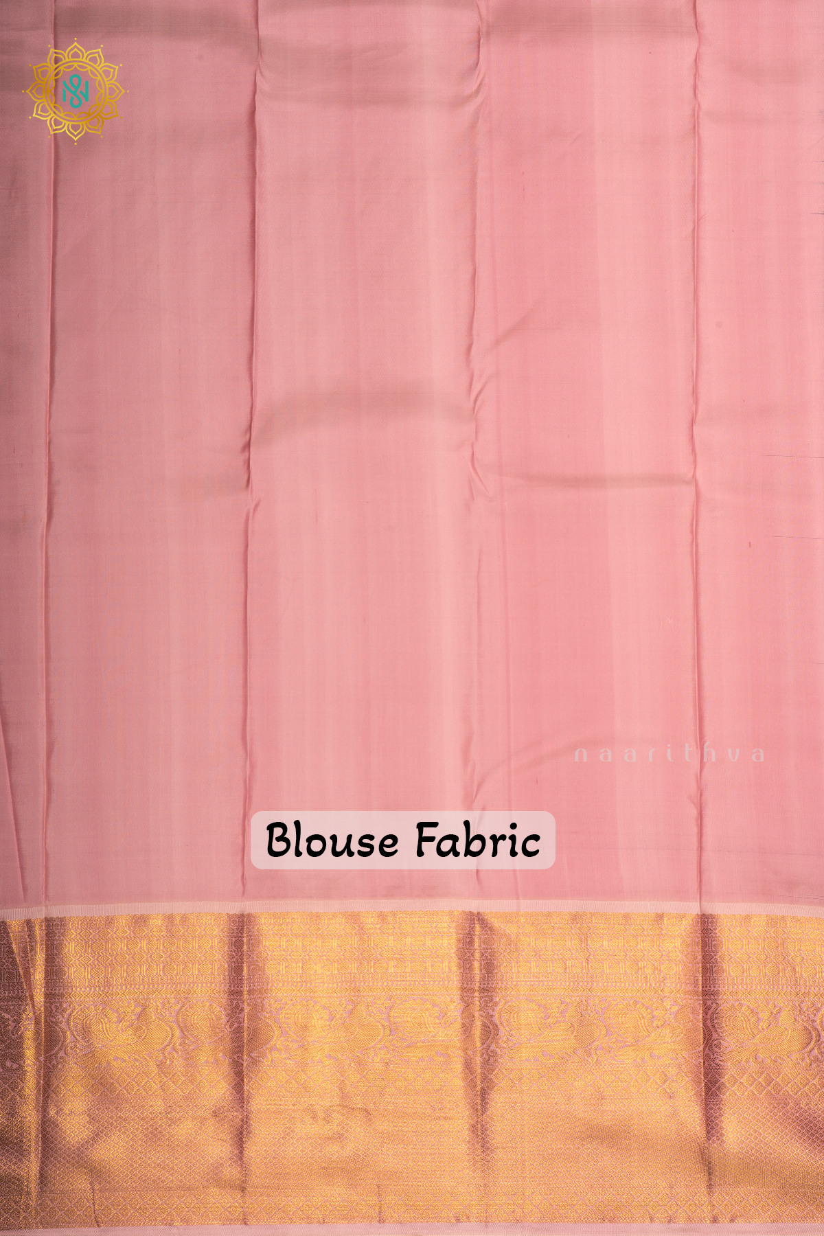 Dual Shade of Peacock Green with Peachish Pink Pure Kanjivaram Silk Saree with Zari Buttas & Checks On The Body and Zari Border