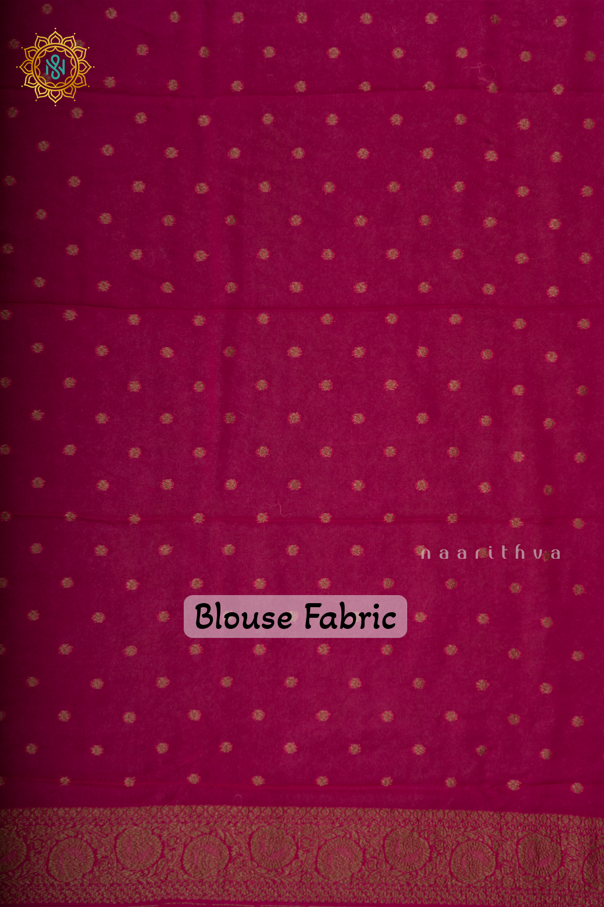 Purple With Pink Semi Banarasi Georgette Saree Allover Zari Buttas On The Body With Contrast Zari Border & Pallu