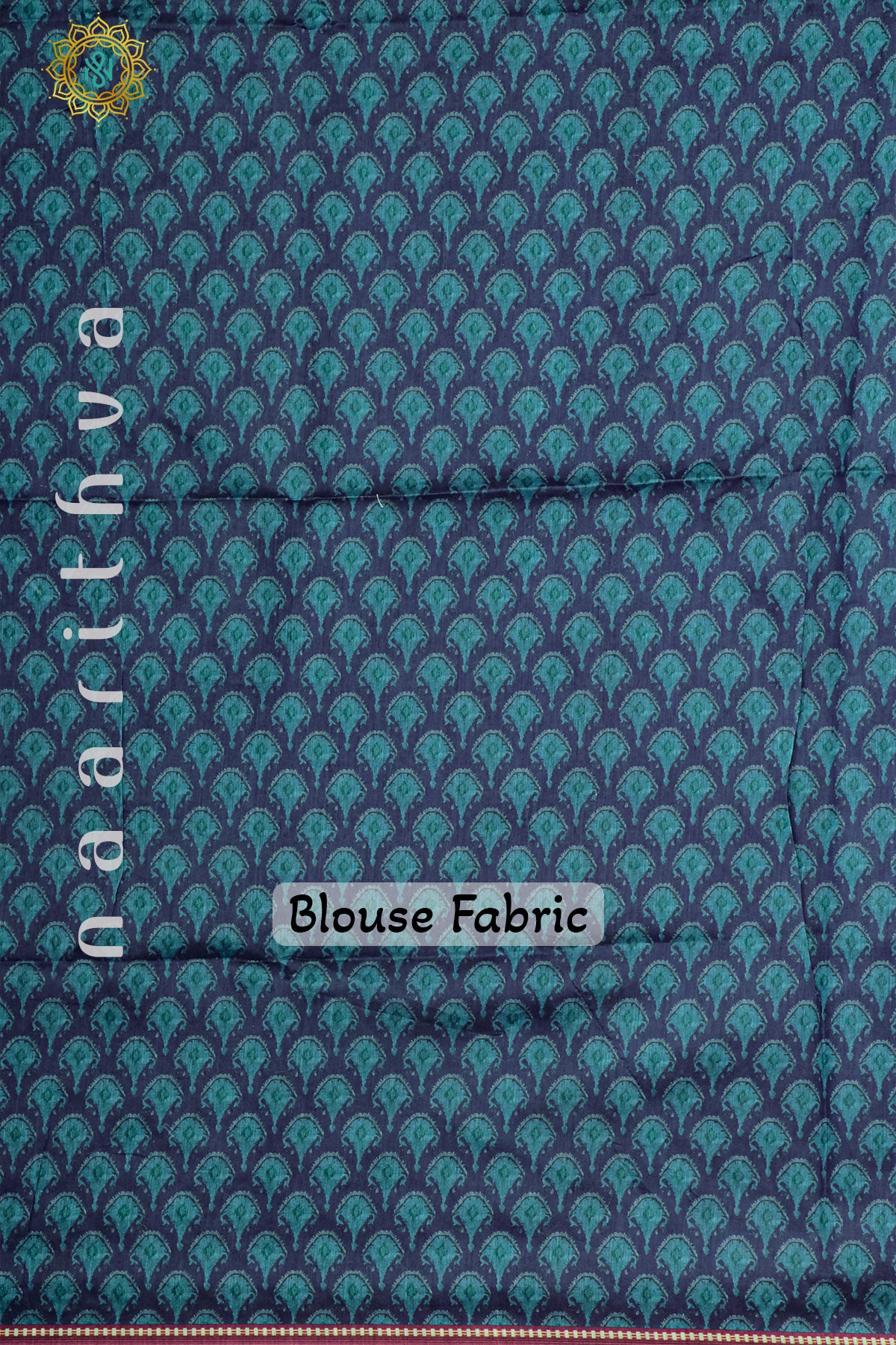 AQUA GREEN - CHANDERI SILK COTTON