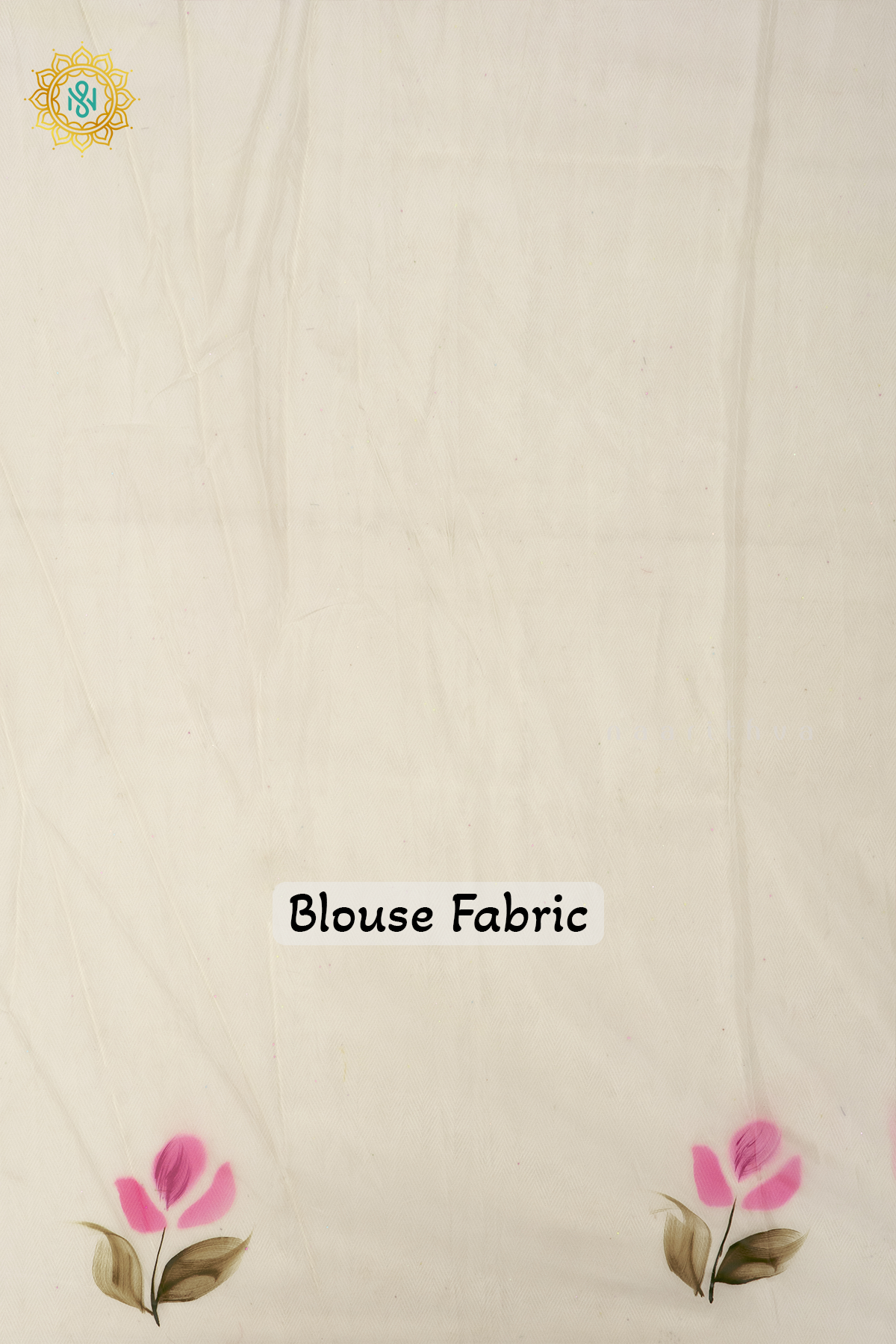 WHITE - ORGANZA HAND PAINTED