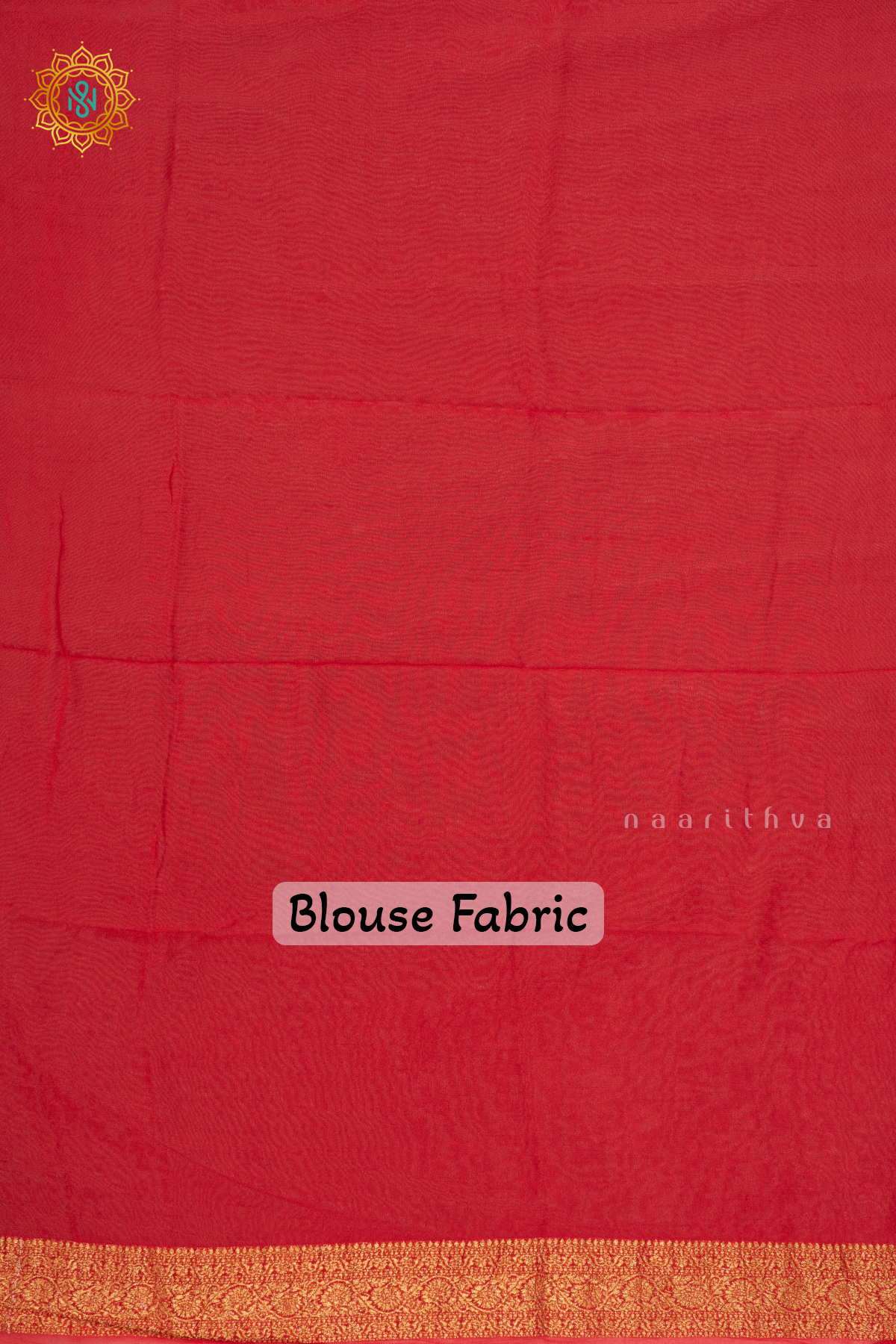 ORANGE WITH PINK - SEMI GEORGETTE