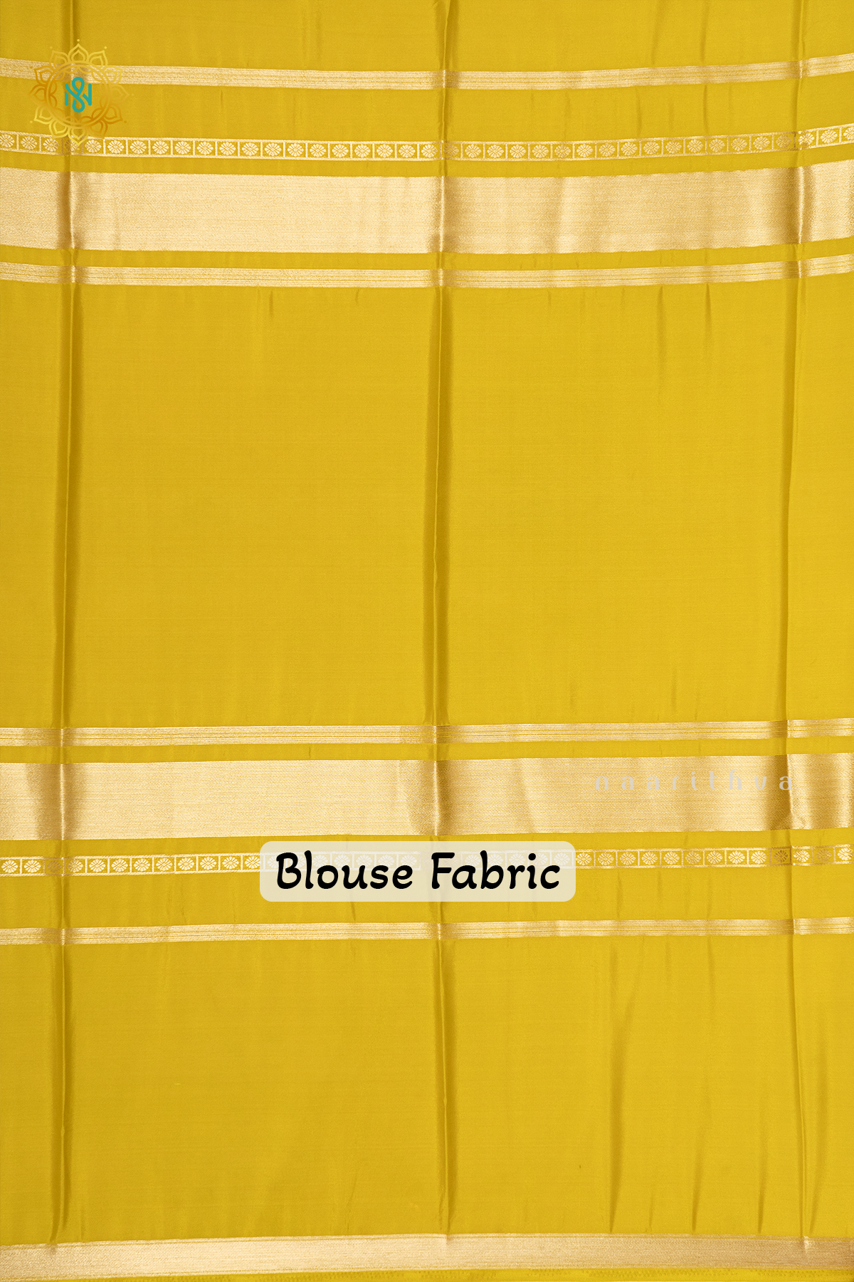 YELLOW - SEMI MYSORE CREPE SILK