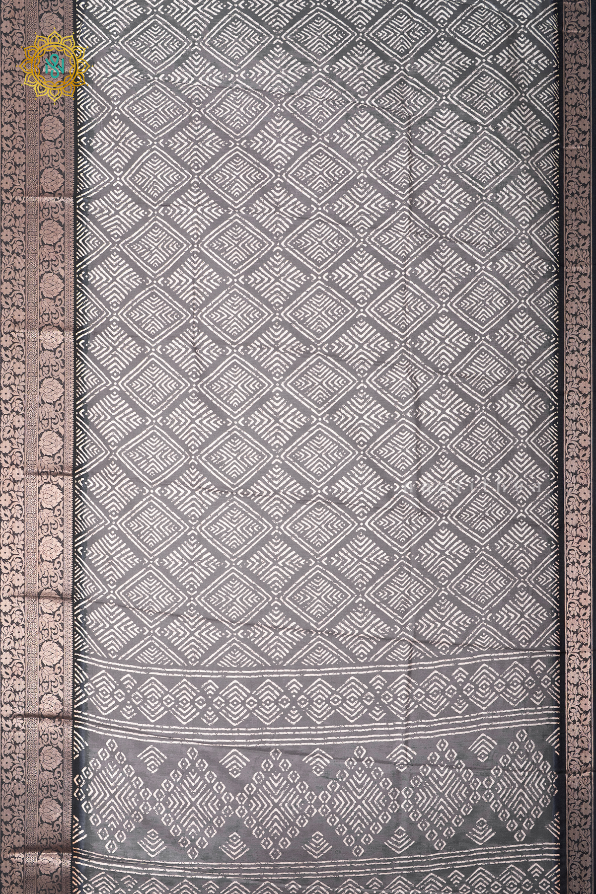 GREY WITH BLACK - DOLA SILK