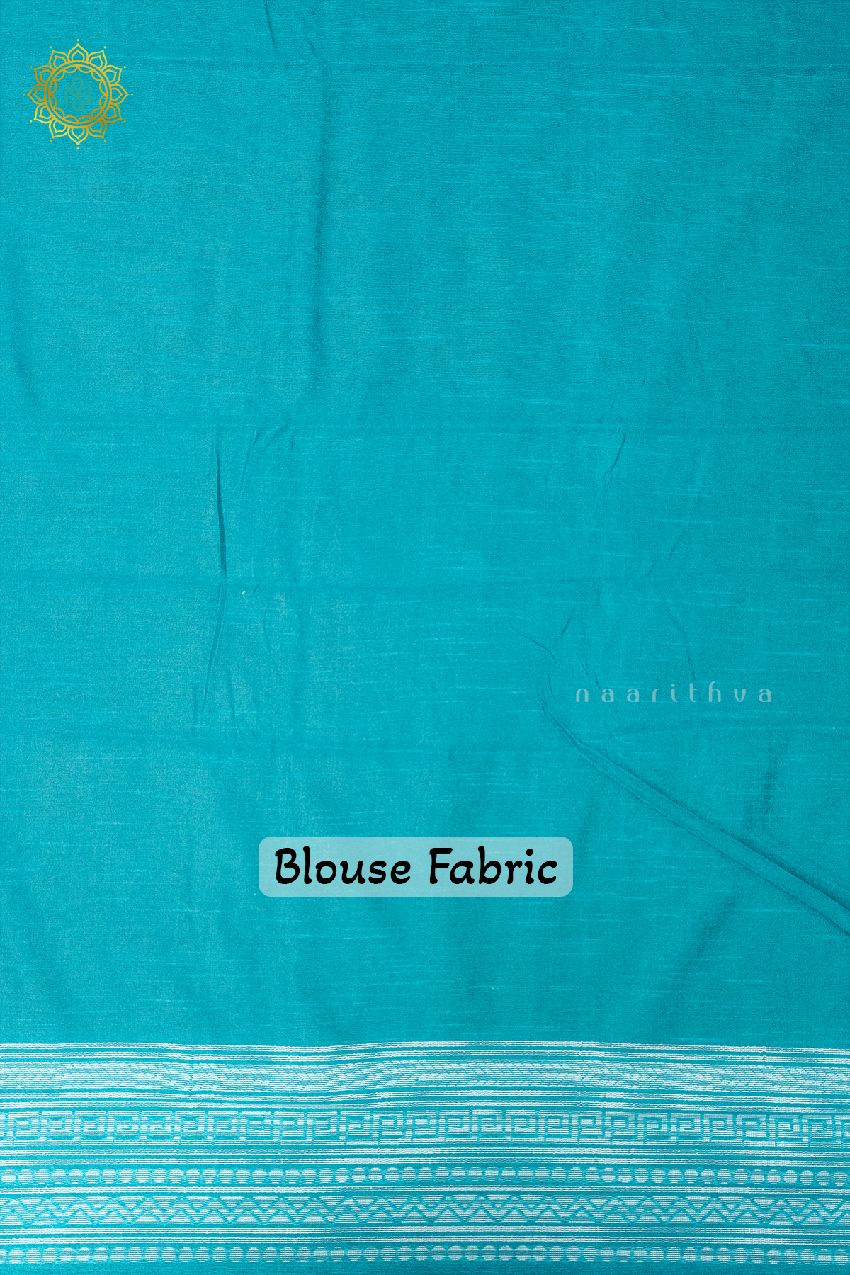 NAVY BLUE WITH SKY BLUE - JUTE COTTON