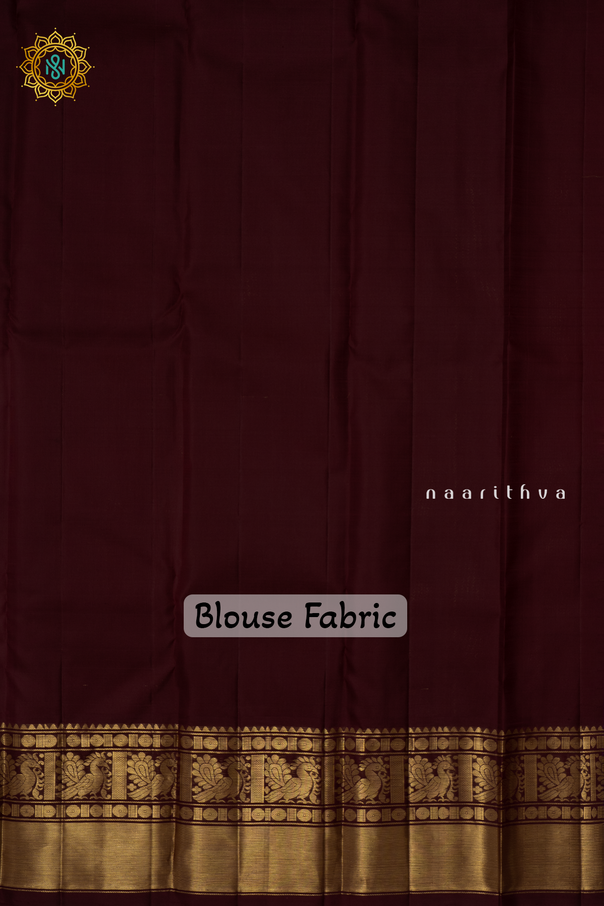 RUST ORANGE WITH BROWN - PURE KANJIVARAM SILK