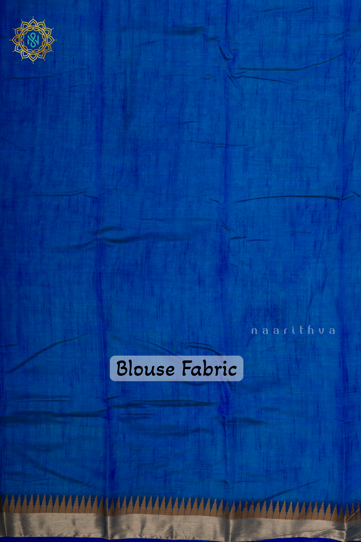 #Duplicate BLUE - SEMI TUSSAR SILK