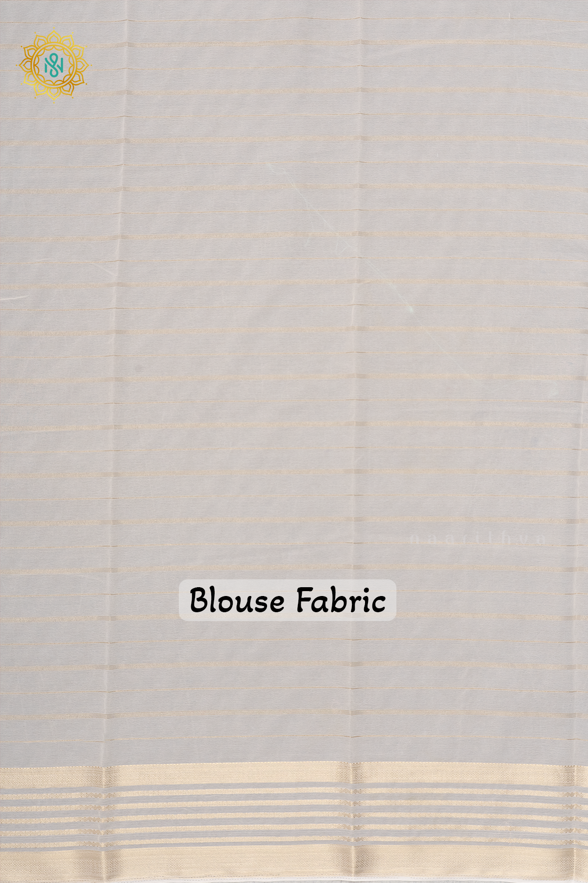 ROYAL BLUE WITH WHITE - SEMI GEORGETTE