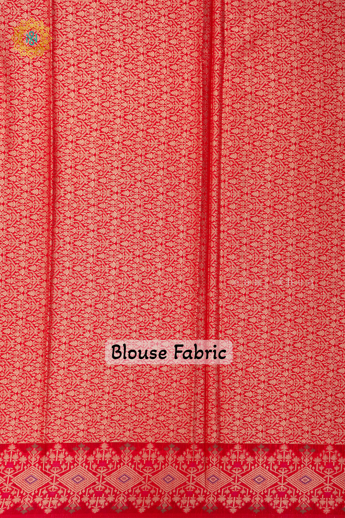 BLACK WITH RED - JUTE COTTON