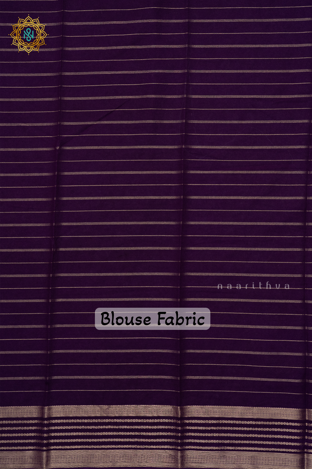 YELLOW WITH PURPLE - SEMI GEORGETTE