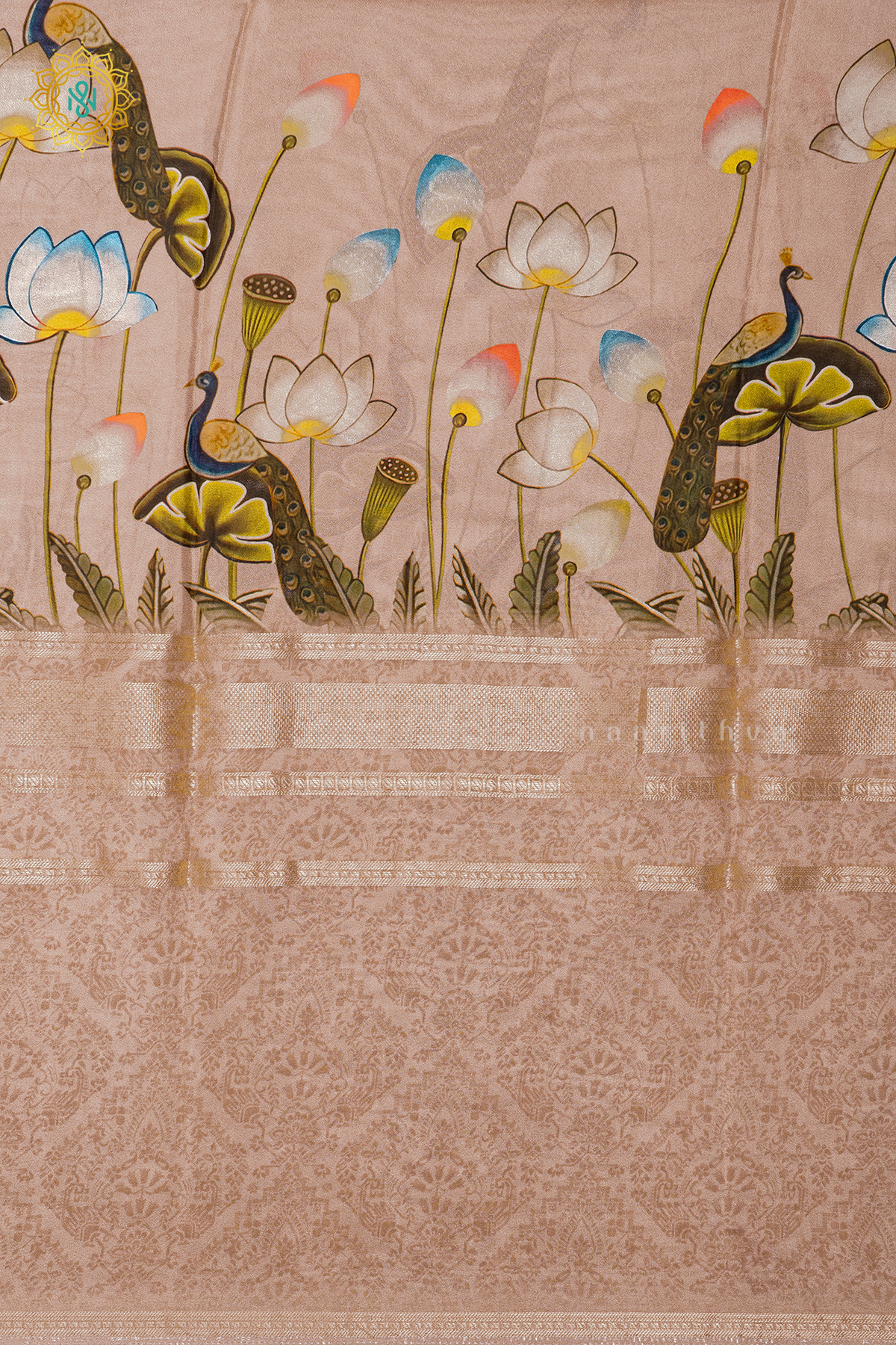 PEACH - SEMI CREPE SILK