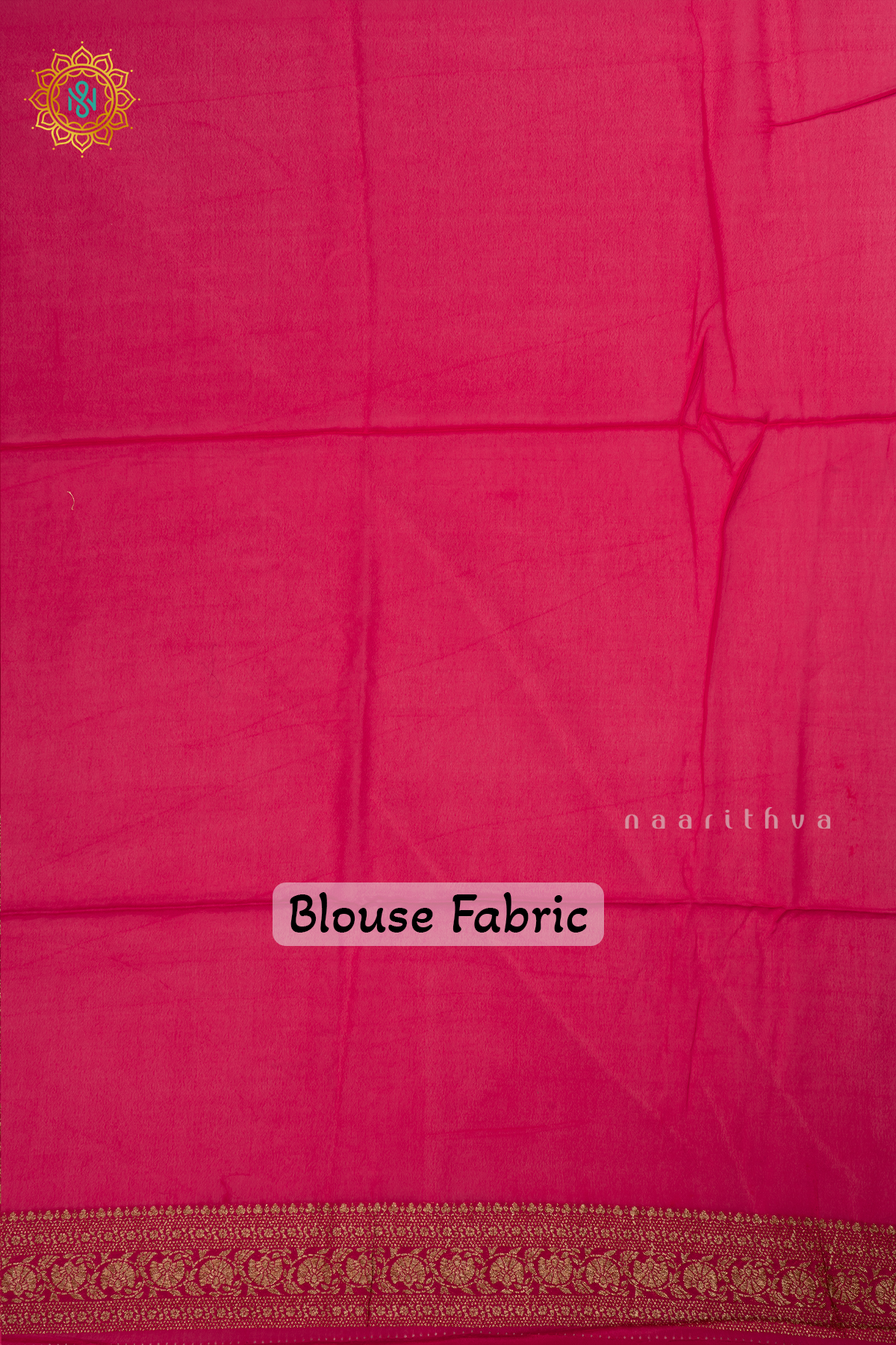 Pink Semi Banarasi Crepe Silk Saree with All-Over Zari Buttas and a Zari Border