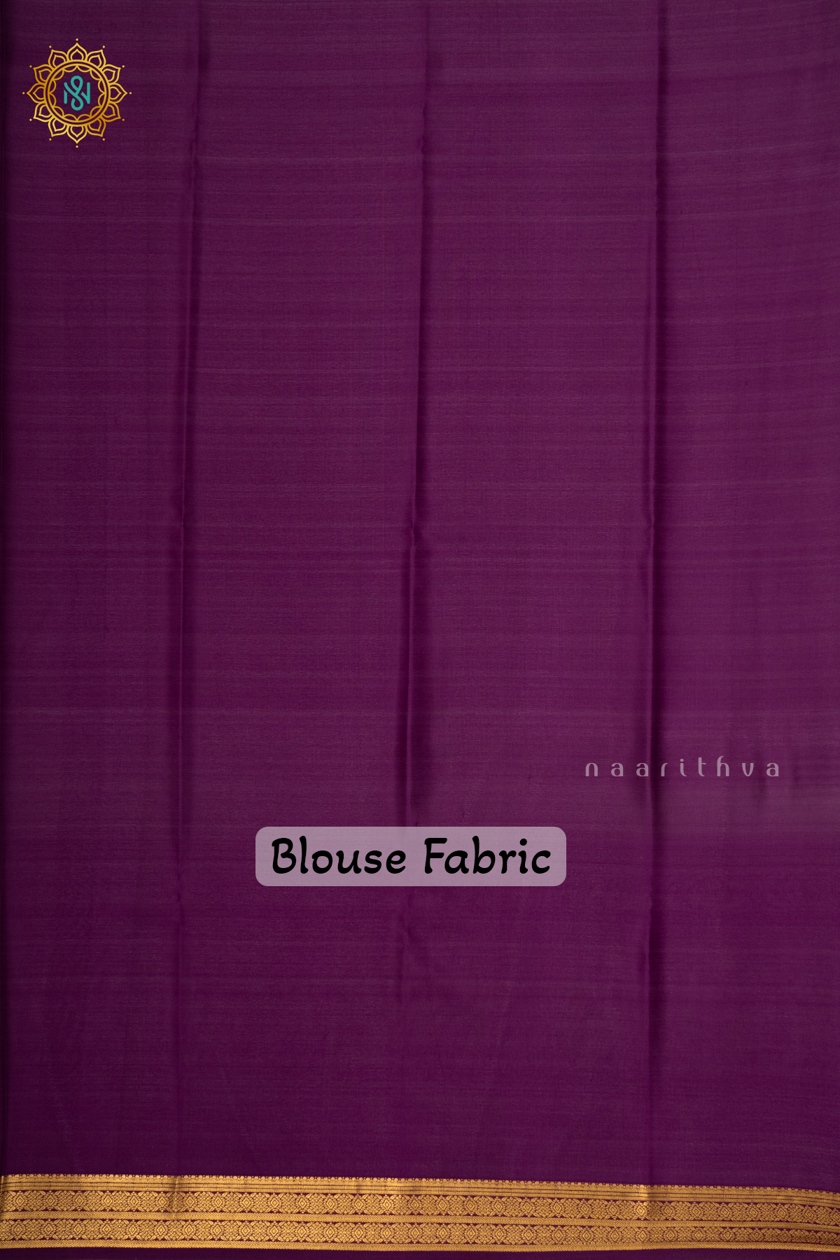 PARROT GREEN WITH PURPLE - PURE MYSORE CREPE SILK