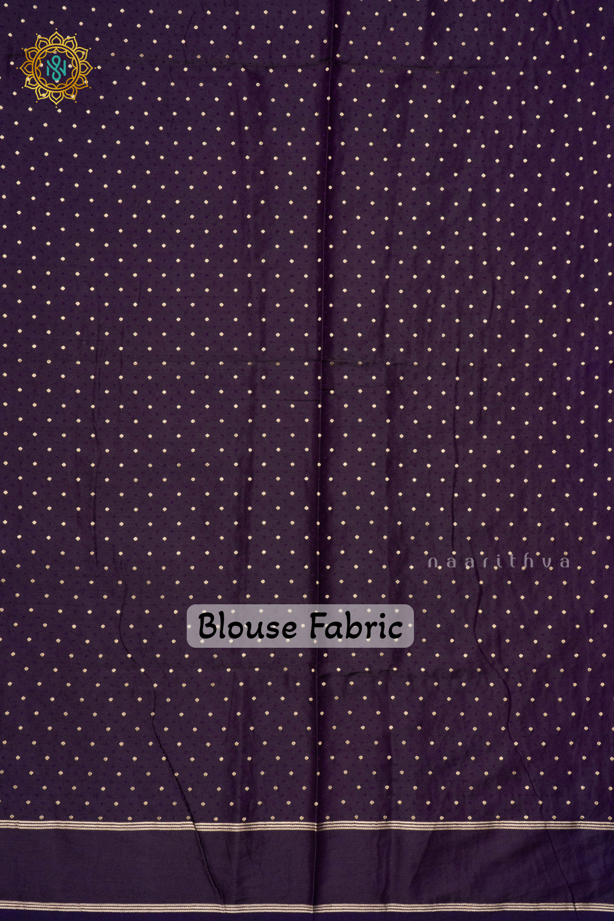 LAVENDER WITH PURPLE - SEMI SILK