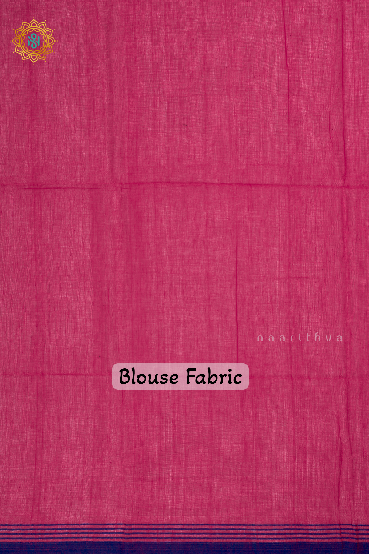 RANI PINK - MUL COTTON SAREE ALLOVER THREAD WOVEN BUTTAS AND CONTRAST BORDER