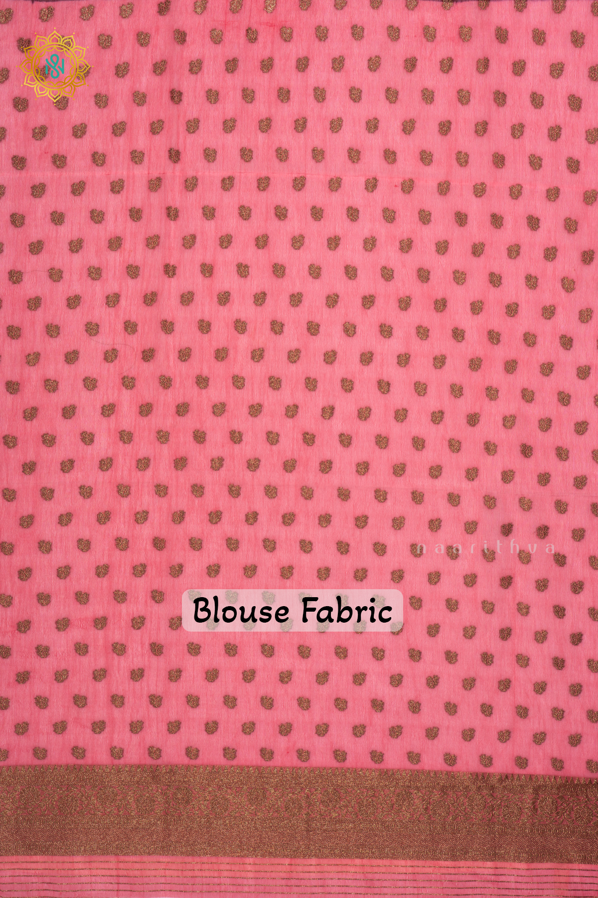 Wine With Pink And Green - Semi Crepe Silk