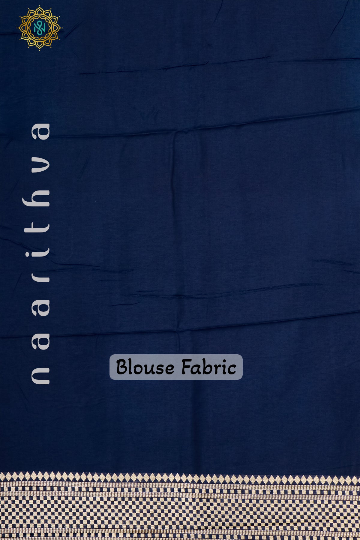 AQUA BLUE WITH TEAL BLUE - DOLA SILK