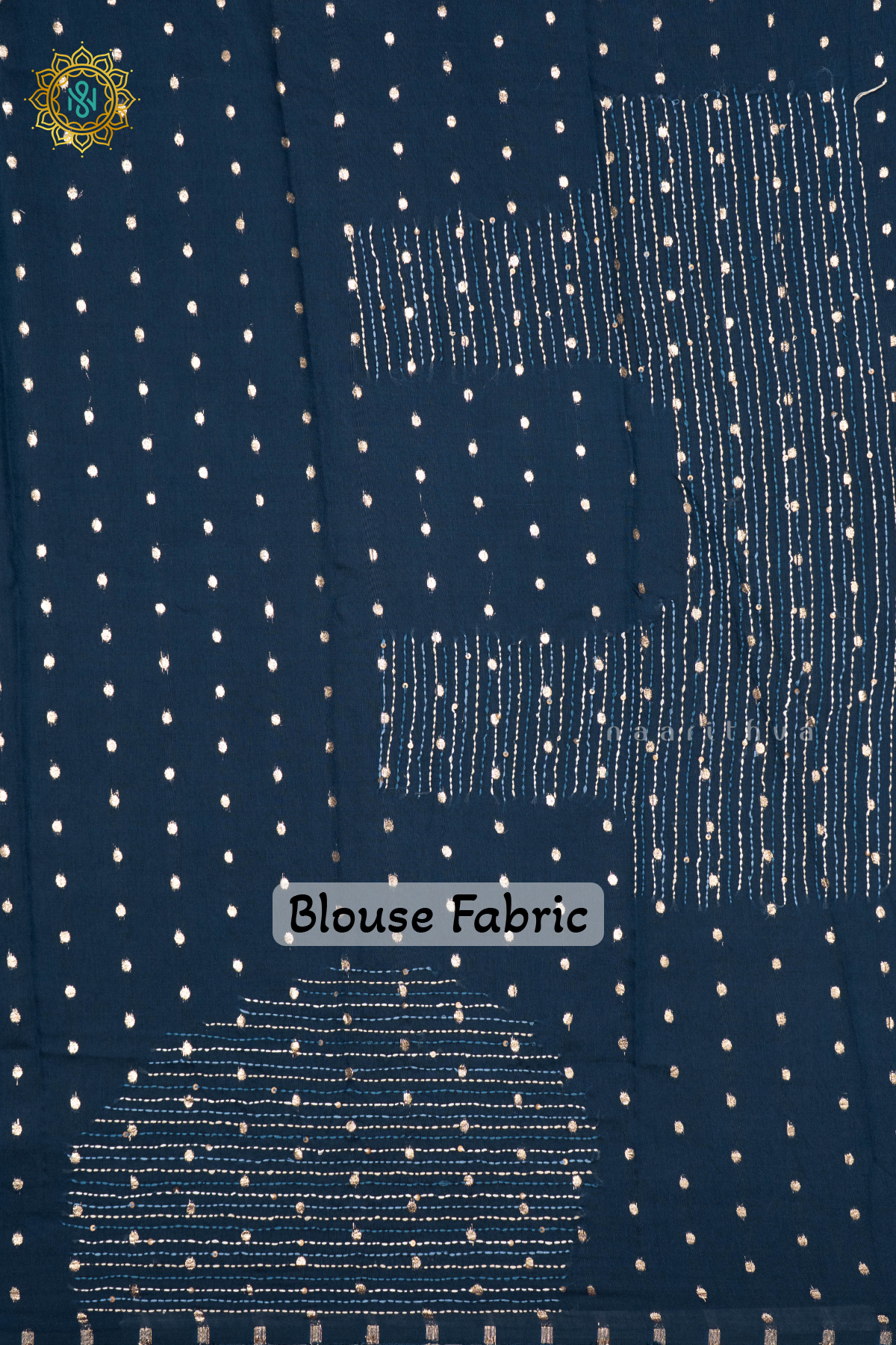 BLUE - SEMI CREPE SILK