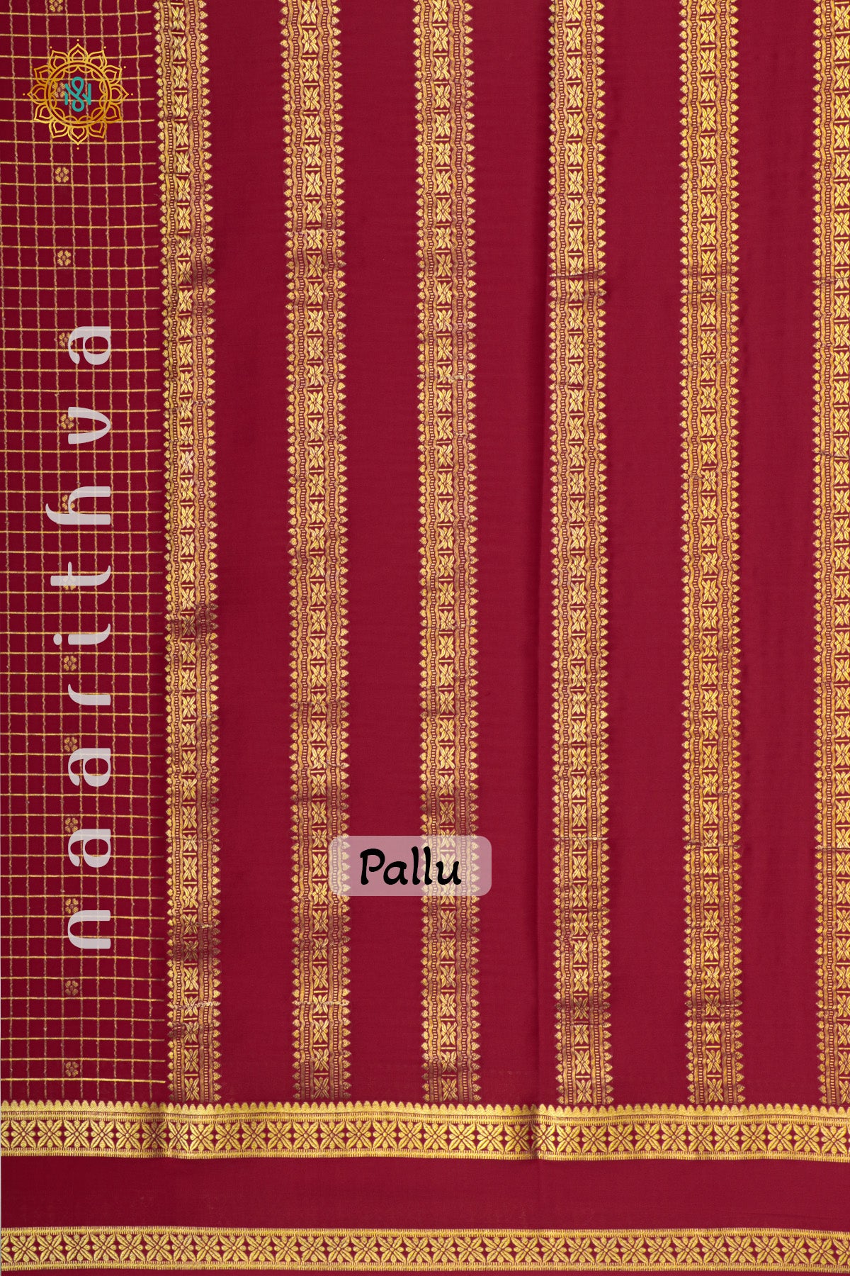 RED - PURE MYSORE CREPE SILK