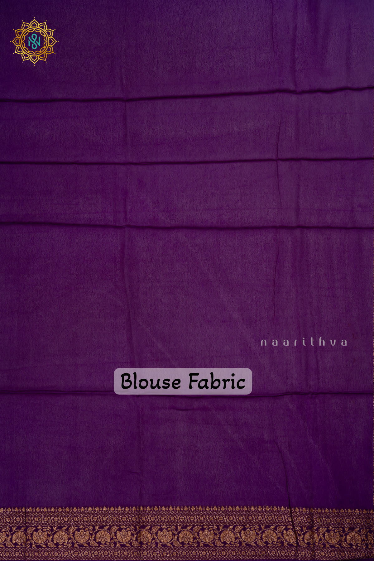 Purple Semi Banarasi Crepe Silk Saree with All-Over Zari Buttas and a Zari Border