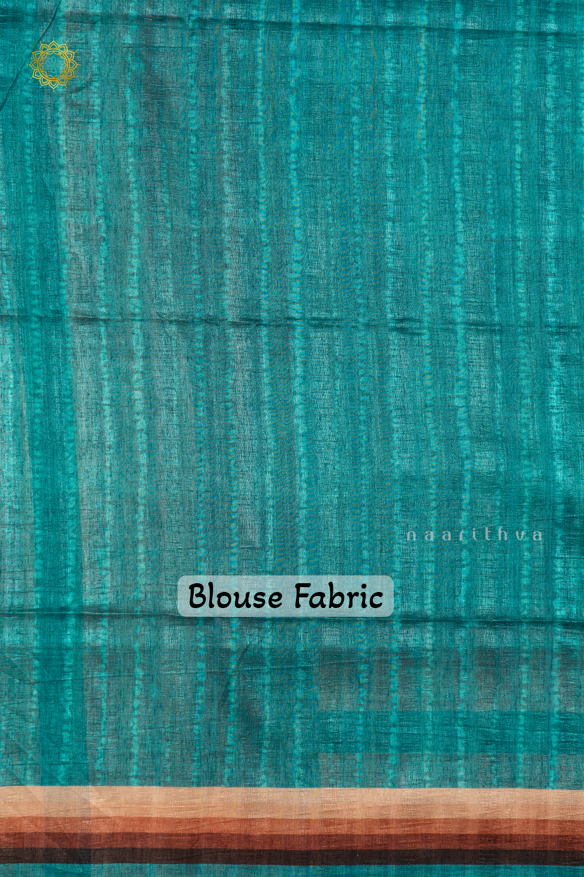 Blue Semi Gicha Tussar Saree With Plain Body