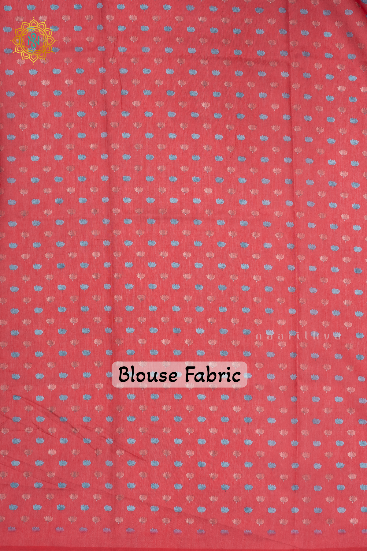 RED - CHANDERI COTTON