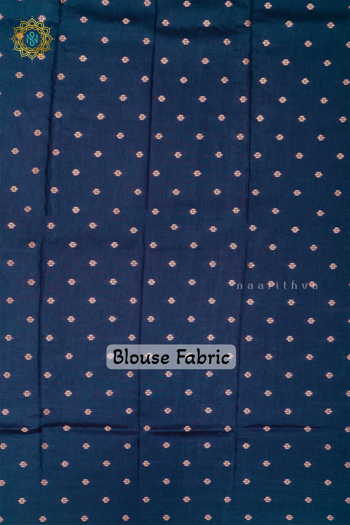 WINE WITH TEAL BLUE - SEMI CREPE SILK