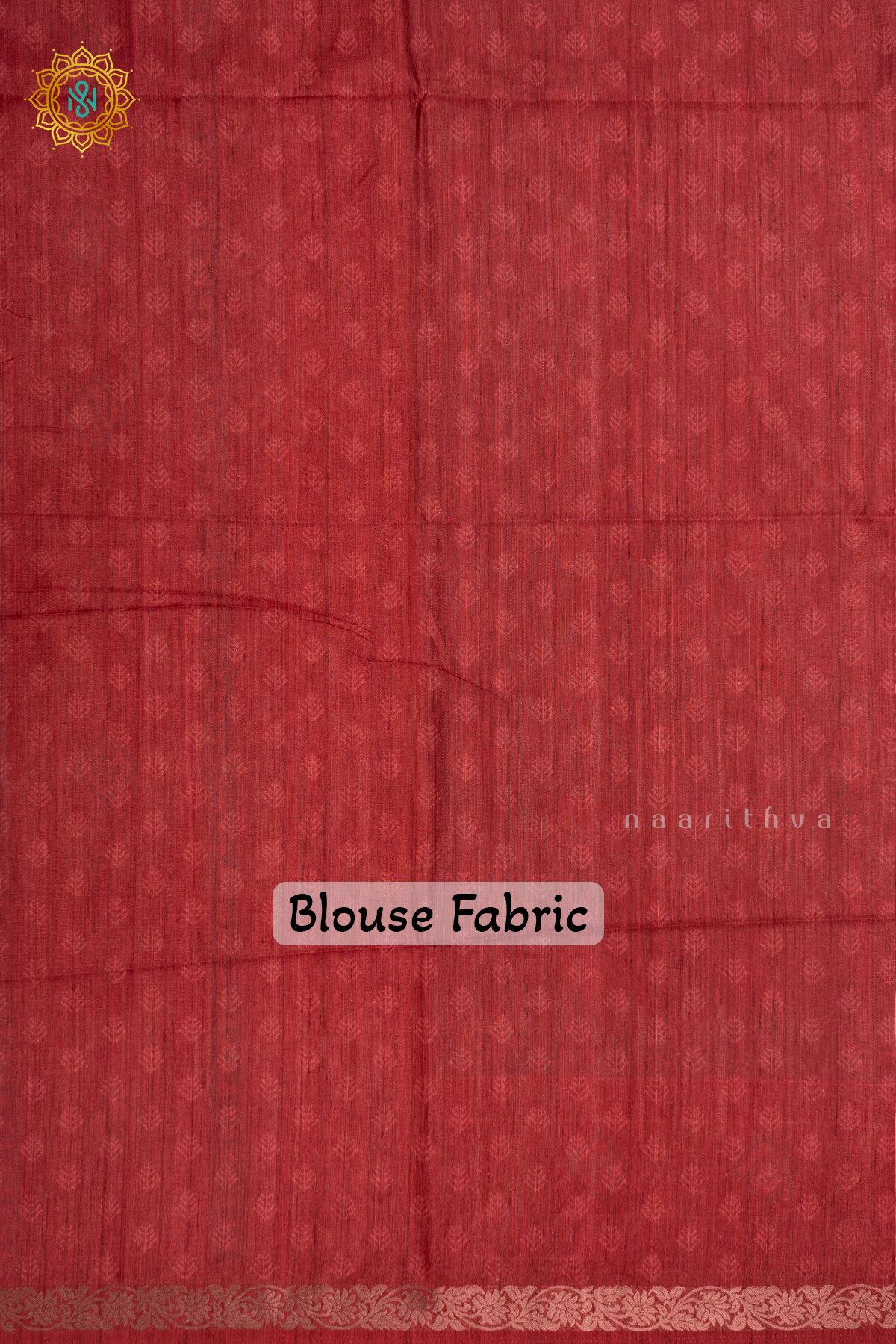SKY BLUE WITH RED - SEMI KOTHA CREPE WITH PRINTED BODY AND ZARI BORDER