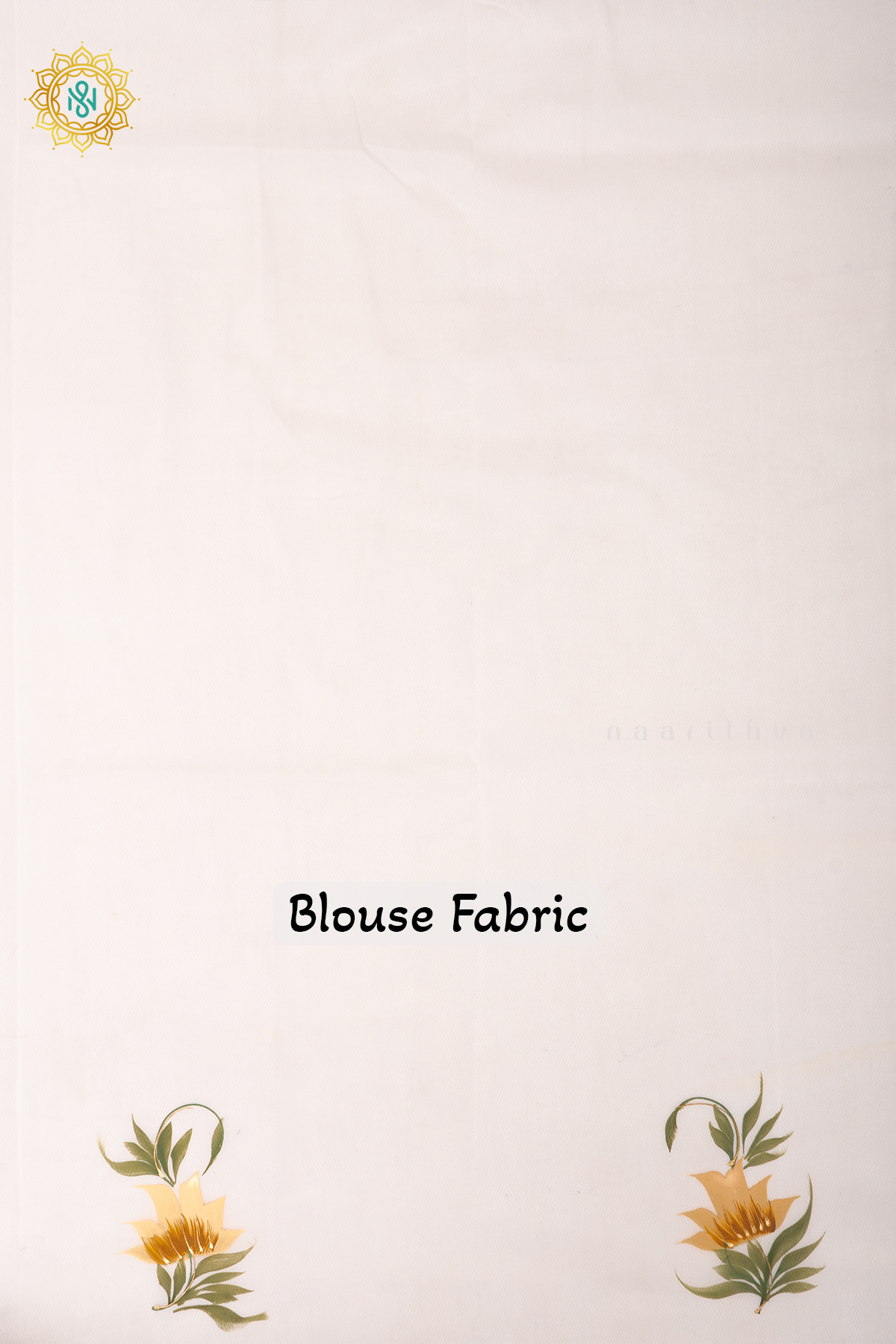 WHITE - ORGANZA HAND PAINTED