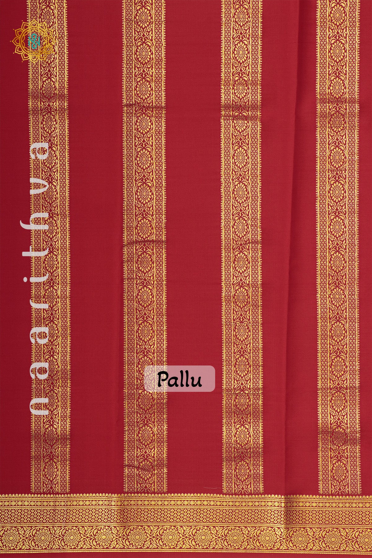 RED - PURE MYSORE CREPE SILK