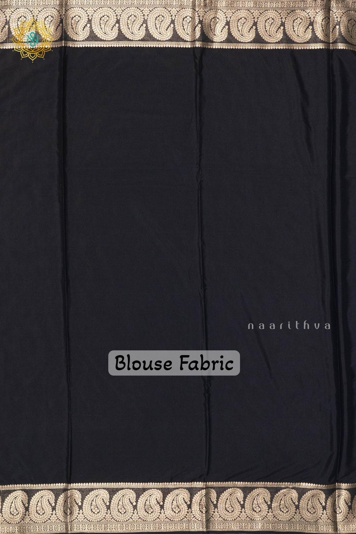 BLACK - SEMI MYSORE CREPE SILK