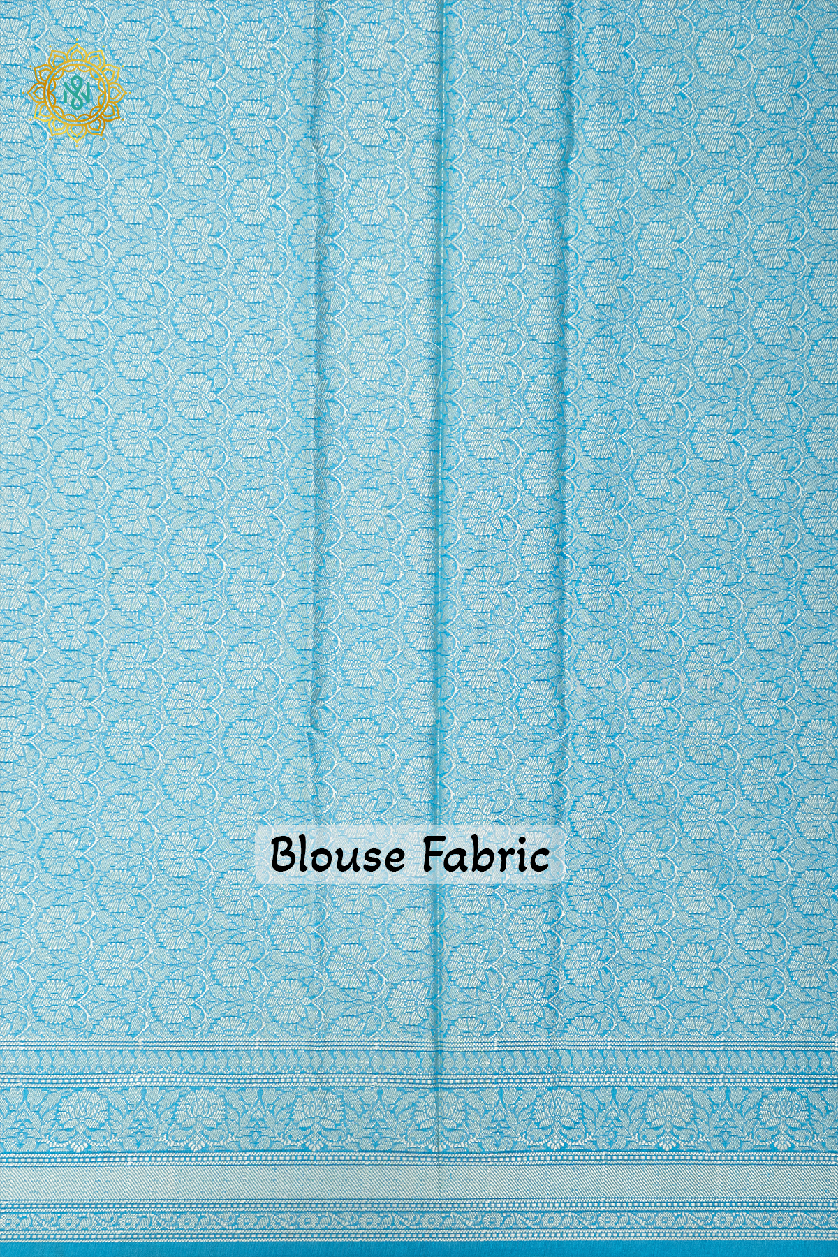 LIGHT PINK WITH SKY BLUE - JUTE COTTON