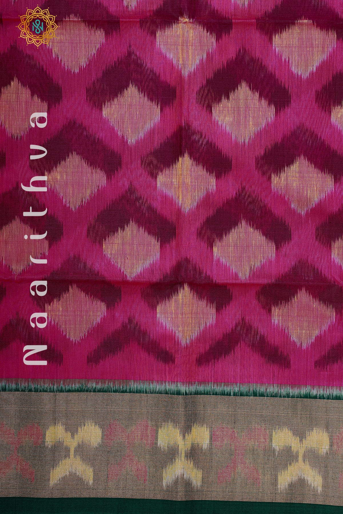 PINK WITH GREEN - IKAT SICO
