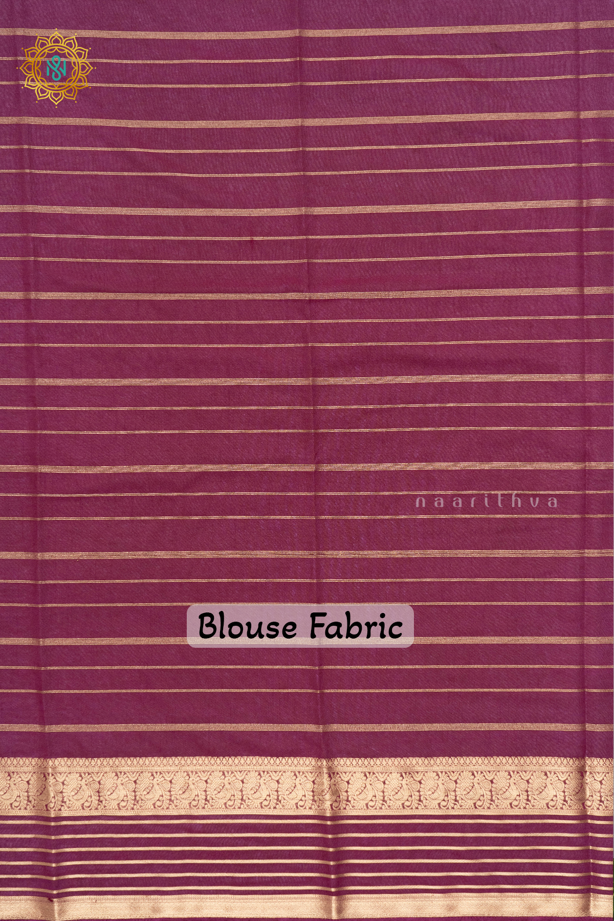 LAVENDER WITH DEEP WINE - SEMI GEORGETTE