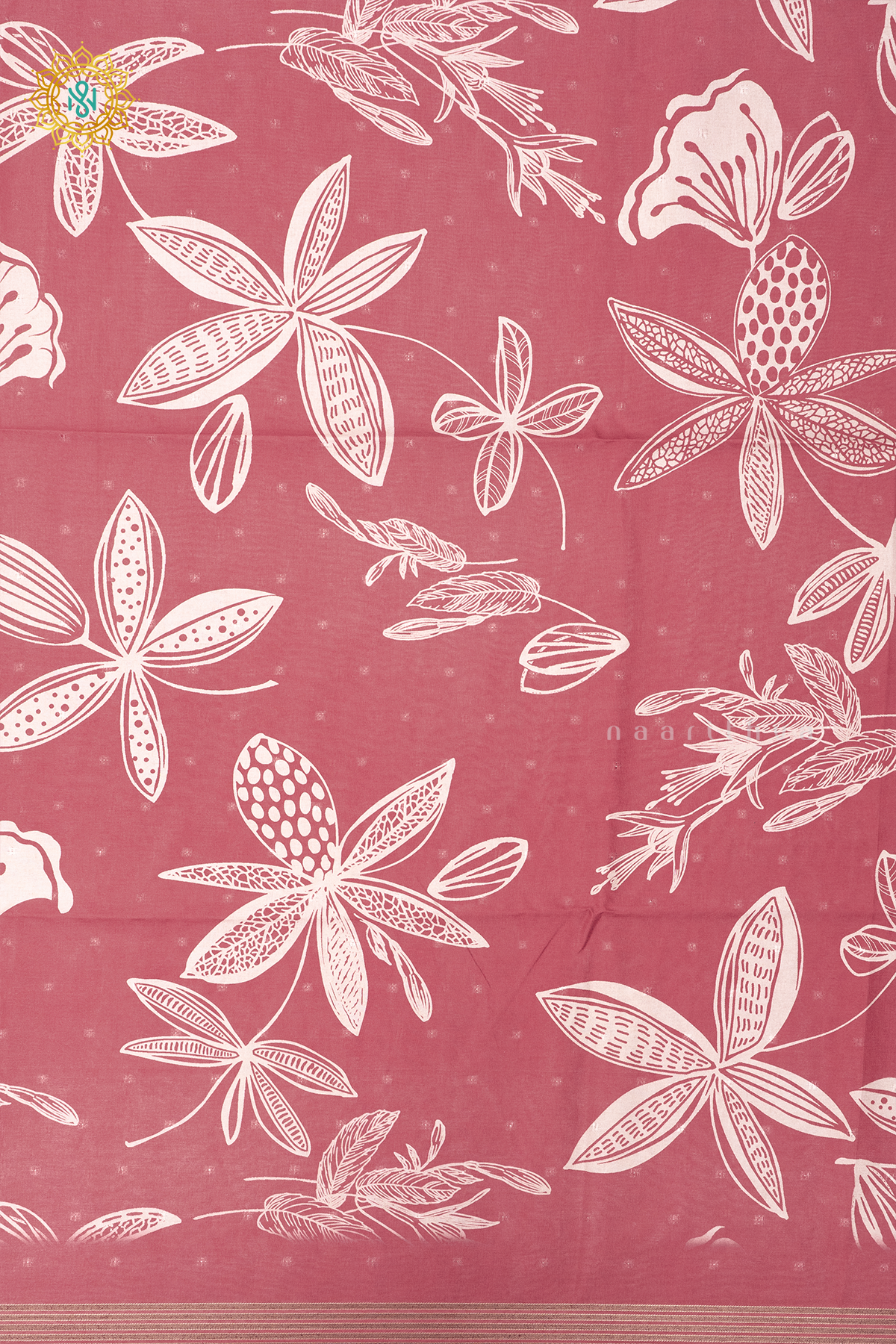 RED - SEMI TUSSAR SILK